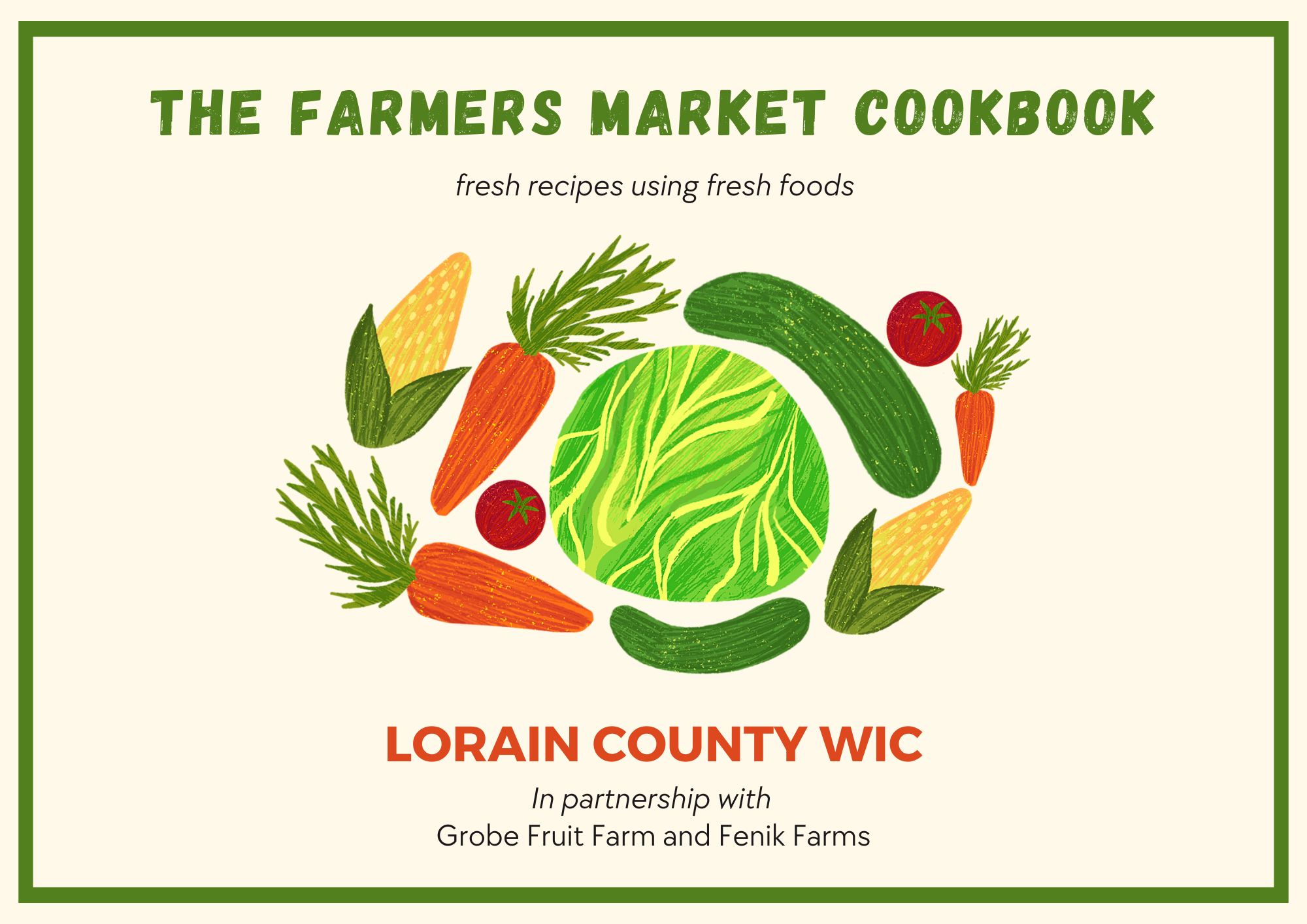 Farmers Market Cookbook Cover