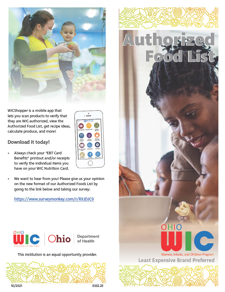 wic approved baby food ohio