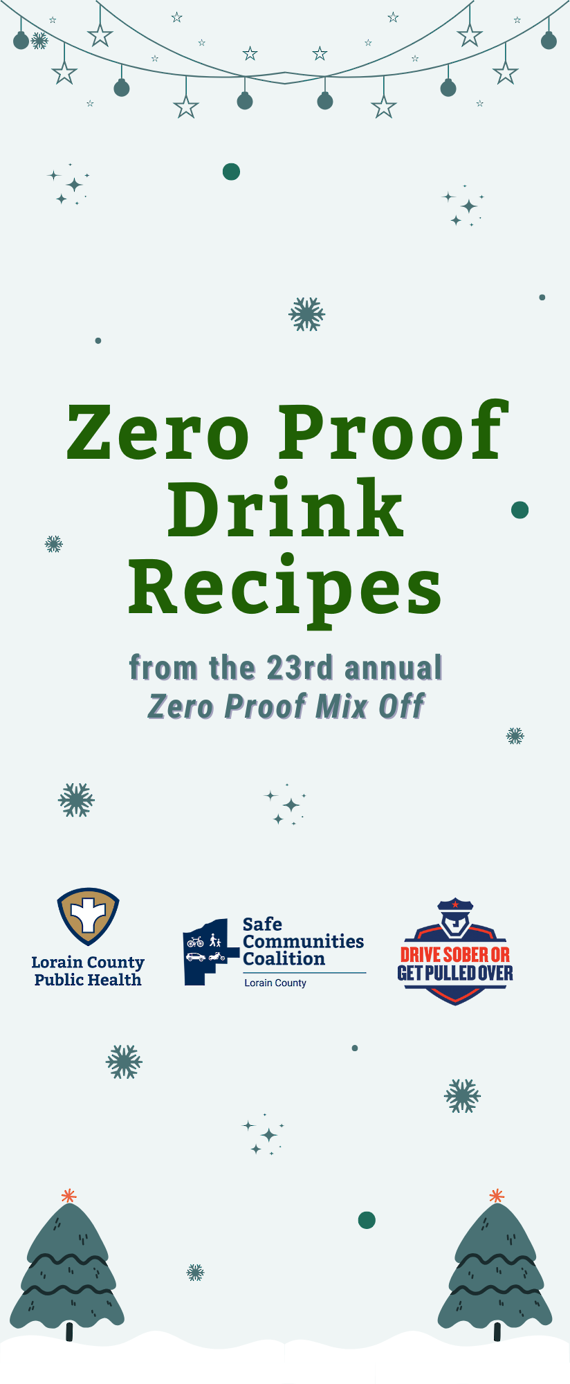 cover of 2024 zero proof mix off recipe book 