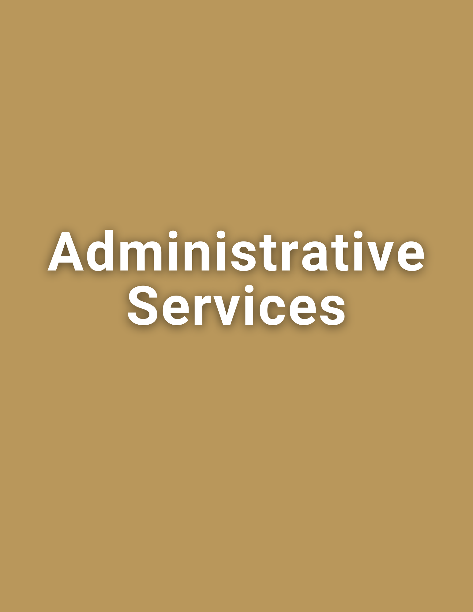 list of Administrative Services