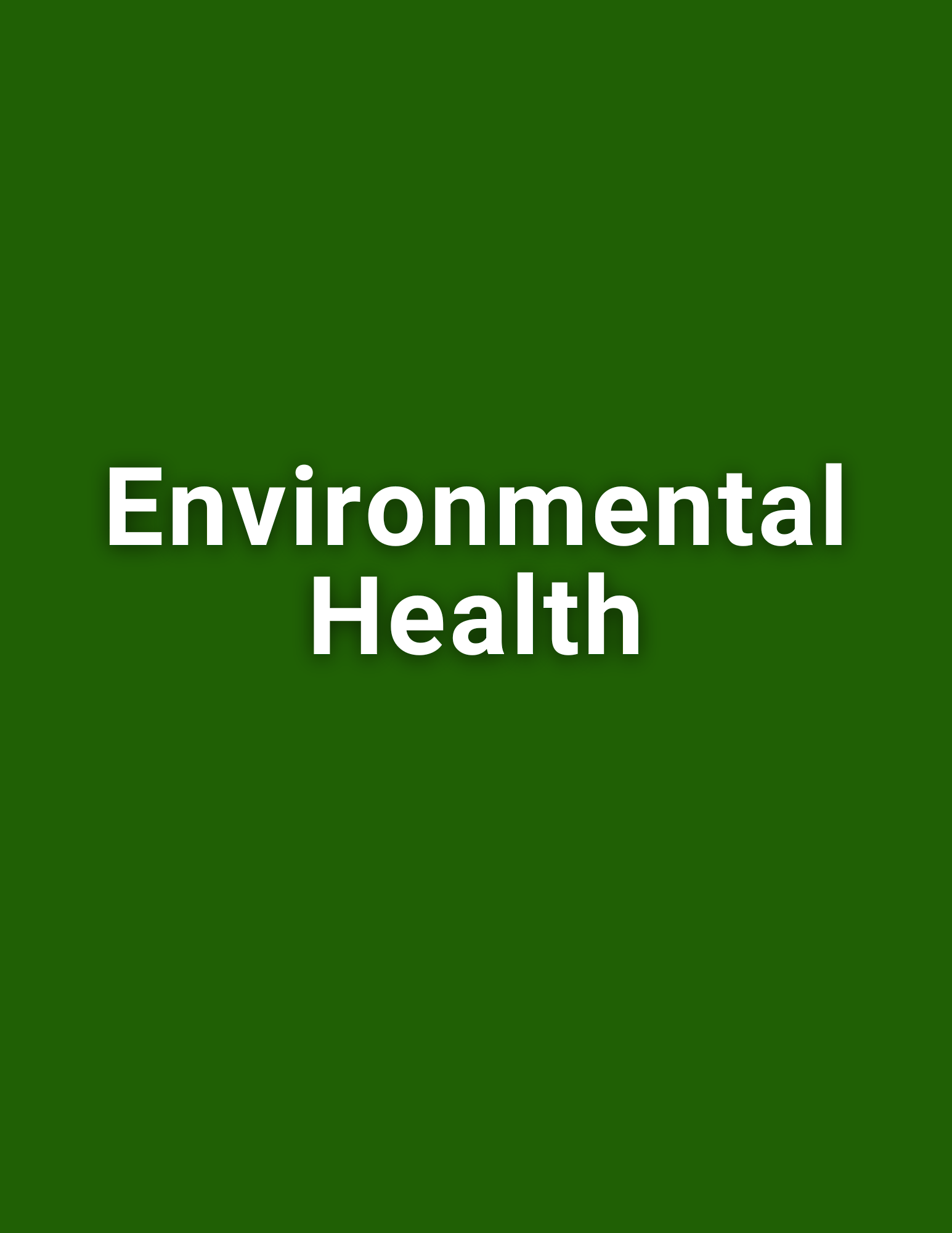 Environmental Health