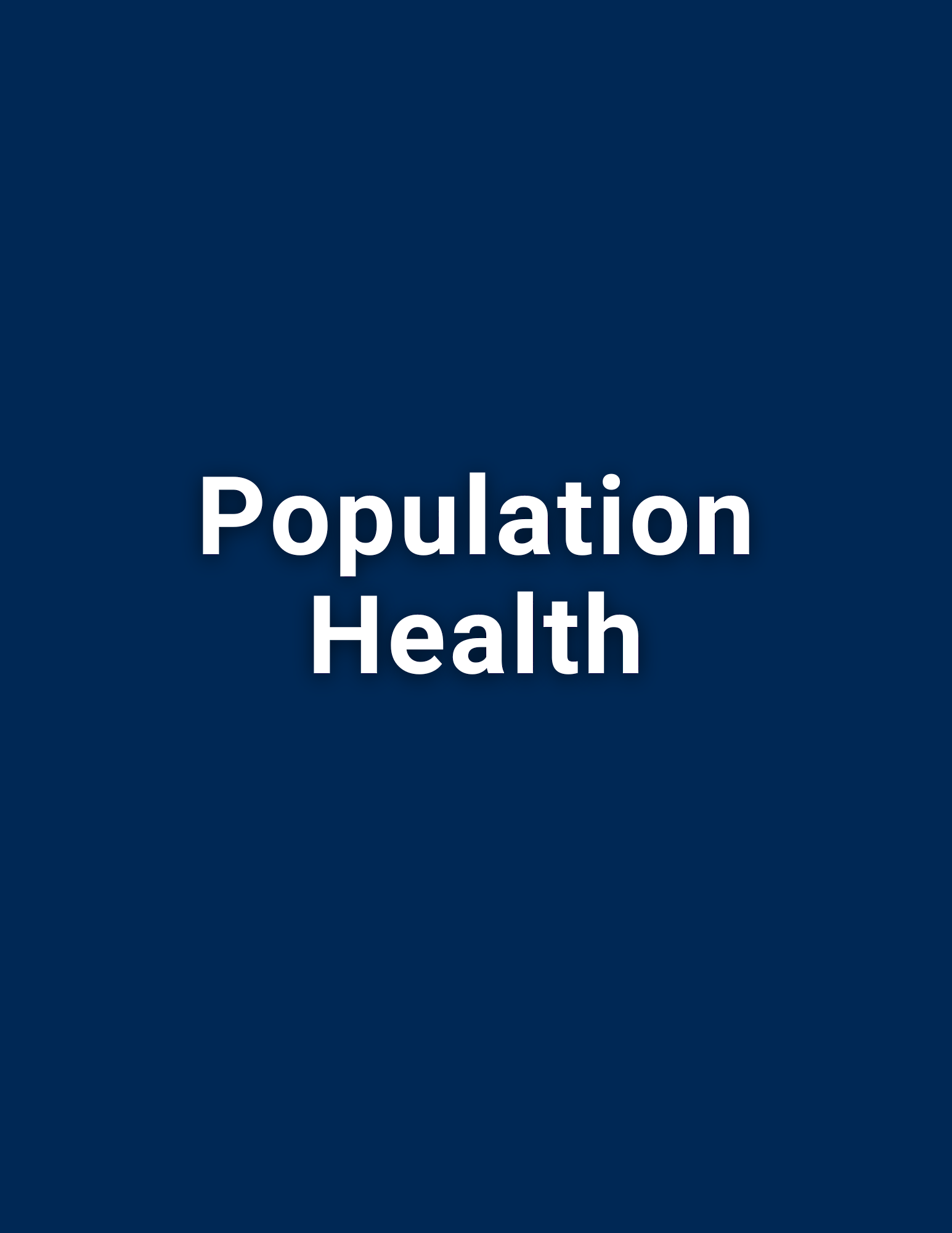 Population Health 